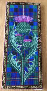 Landmark Tapestries Charts Long Thistle Cross Stitch Pattern Cross Stitch Patterns Stitch Patterns Cross Stitch Bookmarks