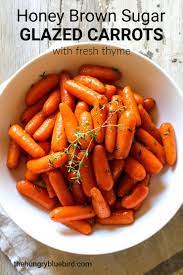 Honey Brown Sugar Glazed Carrots The Hungry Bluebird Recipe Glazed Carrots Brown Sugar Glazed Carrots Sugar Carrots