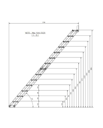 Aussentreppe New York Einzelteilzeichnung Seitlich Stahlwangentreppe Gartentreppe Balkontreppe Stahltreppe Treppenbausatz Ve Stairs Home Decor