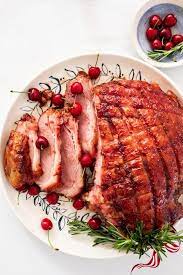 Sticky Cherry Glazed Ham Simply Delicious Recipe Cherry Glazed Ham Ham Glaze Beef Recipes For Dinner