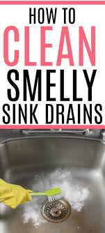 dealing with a smelly sink drain? check