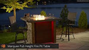 Maybe you would like to learn more about one of these? Marquee Pub Height Fire Pit Table Youtube