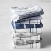 Beige white brown grey dark grey azure green pink. Waffle Dish Towels Williams Sonoma