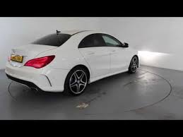 Mercedes Benz Cla 200 Amg Sport Air Conditioning Alloy Wheels Satellite Navigation Reverse Parking Sensor In White With 6 Mercedes Benz Benz Mercedes