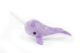 Light Purple Narhwal Stuffed Animal Plush Toy Animal Plush Toys Animals Plush Toy