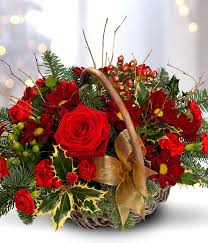 In between work and regular life. Festive Basket Peaches Herbs Flower Delivery In The North West