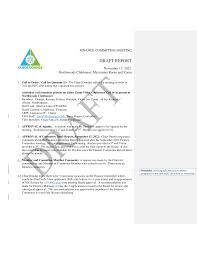 DRAFT REPORT - Tahoe Donner Association