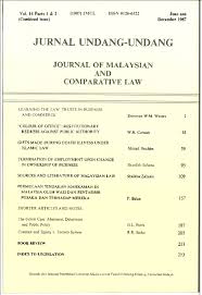 For more resources, see the worldlii and the. Sources And Literature Of Malaysian Law Journal Of Malaysian And Comparative Law