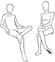 Sitting Pose Male Female By Some Wench On Deviantart How to draw hair male hairstyles. sitting pose male female by some wench