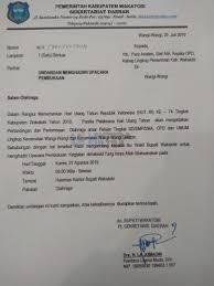 20 contoh surat undangan resmi dari berbagai instansi atau. Contoh Surat Undangan Ke Bupati Sample Surat Undangan