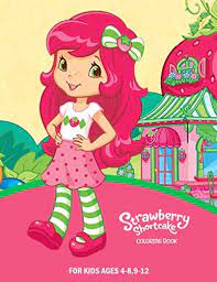 Free printable strawberry shortcake coloring pages. Strawberry Shortcake Coloring Book For Kids Ages 4 8 9 12 8 5x11 Creative Simena 9798646148118 Amazon Com Books