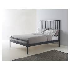 Lucia Grey Metal Uk Double Bed 135cm Bed Frame Bedroom Furniture Furniture