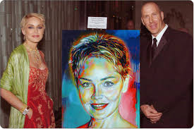 Celebrities painted by Stephen Bennett portrait painter in New  York,painting the faces of the world