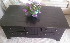 Coffee table measures 50 wide x 32 in depth and 19 high. Broyhill Attic Heirlooms Apothecary Coffee Table In Black Stain Broyhill Furniture Decor Broyhill