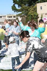Organize Your Own Giant Food Fight Food Fight Giant Food Bday Party Boy