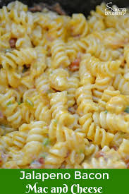 Three Cheese Jalapeno Bacon Mac And Cheese Is The Best Mac And Cheese Recipe Made In Bacon Jalapeno Mac And Cheese Mac And Cheese Stuffed Jalapenos With Bacon
