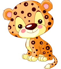 Leopard Facebook Symbols And Chat Emoticons Cartoon Jaguar Animal Clipart Baby Shower Party Themes