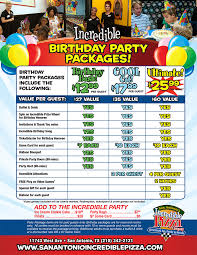 Birthday Party San Antonio Kids Birthday Party Packages San Antonio Tx Incredible Pizza Company Location Ideas Party Packages Kids Birthday Party Kids Birthday