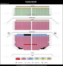Phoenix Theatre London Seat Map And Prices For Come From Away