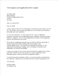 Civil Engineer Job Application Letter Templates At Allbusinesstemplates Com