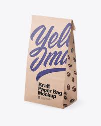 Download Kraft Paper Bag Mockup In Bag Sack Mockups On Yellow Images Object Mockups