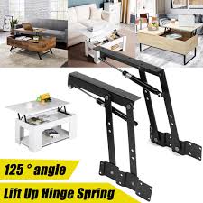 This wooden coffee table with polished chrome legs lifts up and towards you, so you can edit spreadsheets on the couch. Buy 1 Pair Diy Top Coffee Table Mechanism Hardware Lift Up Furniture Hinge Spring At Affordable Prices Free Shipping Real Reviews With Photos Joom
