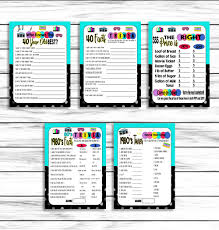 Here are some of our favorite reader ideas for great birthday gifts, party tips, and more! 40th Birthday Party Games Born In 1979 Games 1980s Trivia How Well Do You Know 40 Year 40th Birthday Party Games 40th Birthday Parties Birthday Party Games