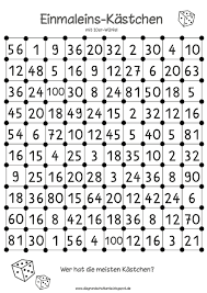 Rechenspiel 100 zum ausdrucken : Grundschulblogs De Einmaleins Matheunterricht Mathe Unterrichten