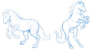 Easy, step by step simple horse drawing tutorial. How To Draw Horses Art Rocket