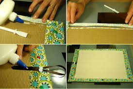 Interested in other ways to upcycle the humble. Make A Bulletin Board Easy Fabric Memo Board Instructions