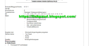 Download rpph paud tk b usia 5 6 tahun kurikulum 2013 semester 2. Rpph Tema Pekerjaan Usia 5 6 Tahun Semester 2 Kurikulum 2013 Link Paud