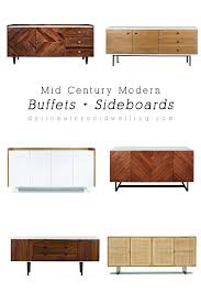 Six Amazing Dining Room Mid Century Modern Buffets And Sideboards Delineate Your Dwelling Diningr Mid Century Modern Buffet Modern Buffet Modern Buffet Table
