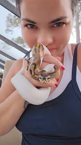 What tips or tricks should a new ball python momma know for her 8-month-old  enchi leopard?