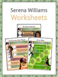 Venus williams' father checks interviewer during childhood interview for trying to make her loose confidence in her ability. Serena Williams Facts Worksheets Life Career Biography For Kids