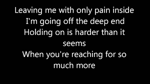 Crossfade The Deep End Lyrics Lyrics Heavy Metal Bands Songs
