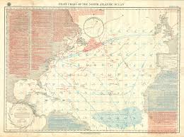 Pilot Chart Of The North Atlantic Ocean Nov 1888 Memoryns