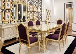 Dining Table Classic Furniture Gold Dining Room Luxury Living Room Design Gold Living Room Decor