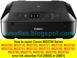 Maybe you would like to learn more about one of these? Easyfixs Solution For Canon Mg5700 Series Ink Absorber Full Error Error Code 5b00 5b01 1700 1701
