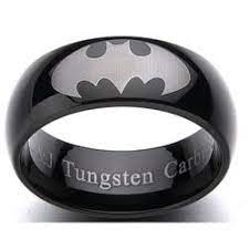 Batman Tungsten Wedding Band Ring Batman Wedding Rings Mens Wedding Rings Tungsten Mens Rings