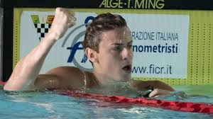 Secondo posto e medaglia d. Nuoto A Riccione Martinenghi 50 Rana In 26 97 I