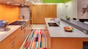 The rustic look gives the kitchen a feeling of work and accomplishment. 15 Area Rug Designs In Kitchens Home Design Lover