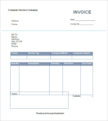 Sample Computer Service Company Invoice Template Invoice Template For Mac Online Mac Is A System Made Invoice Template Invoice Template Word Invoice Format