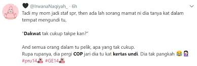 Rambut mama panjang sampai ke pinggang! 5 Kejadian Paling Tak Sangka Terjadi Semasa Pru 14 Yang Last Tu Paling Win