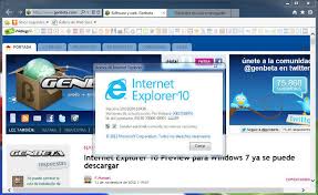 No es necesario descargar internet explorer para windows 10. Internet Explorer 10 Preview Para Windows 7 Ya Se Puede Descargar