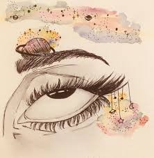 Weitere ideen zu malerei, aquarellmalerei, aquarell. Tumblr Aquarell Galaxy Auge Aquarell Nachmalen Kunst