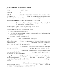 4) guru meminta murid untuk mula mewarnakan gambar pokok seperti contoh yang di tunjukkan. Contoh Refleksi Rph