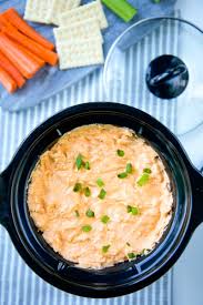 Healthy Buffalo Chicken Dip 5 Ingredient Crock Pot Recipe