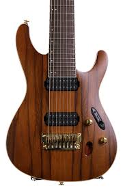 Ibanez S5528LW 8-String - Hazelnut Ale Brown | Sweetwater