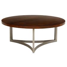 Solid Iron Base Hand Forged Solid Wood Top Dimensions 36 W X 36 D X 17 H 40 W Coffee Table Round Cocktail Tables Mid Century Modern Coffee Table