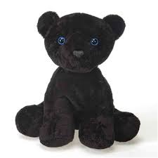 Stuffed Black Panther 9 Inch Lil Buddies Stuffed Animal By Fiesta Plush Animals Black Panther Animals